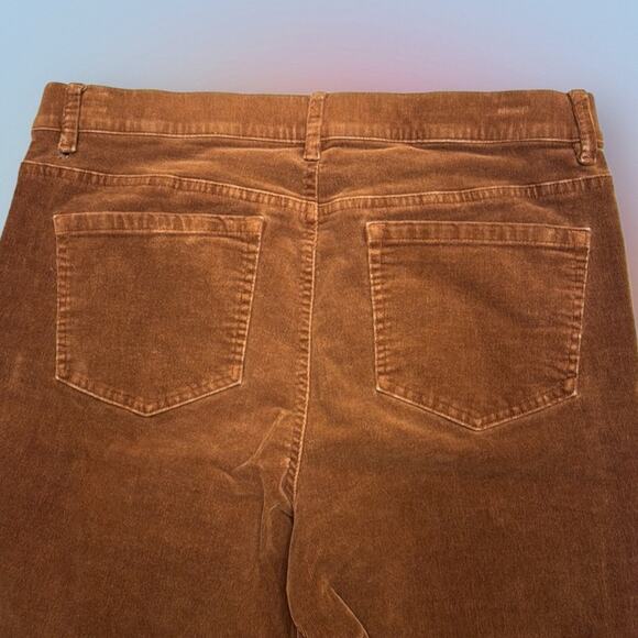 J. JILL Women’s Small Brown Pull On Corduroy Jeans - Picture 3 of 3
